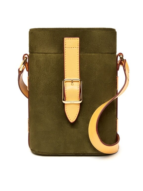 Made In Italy Suede Leo Crossbody, Handbags