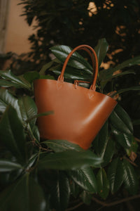 Italian Leather Cesta Bags