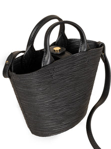 ODP Mini Cesta Basket Bag -  Embossed Leather