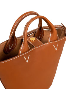 ODP Small Cesta Basket Bag - Leather
