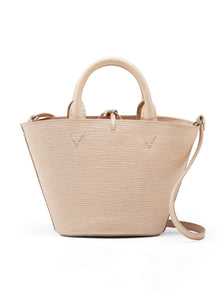 ODP-Small Cesta - Embossed Leather-made in italy
