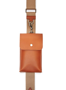 ODP-Officina-del-Poggio-pocket -Bottle-Bag-tan-Leather-Made in Italy